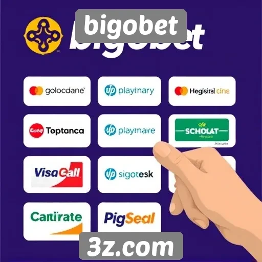 Métodos de pagamento disponíveis no bigobet